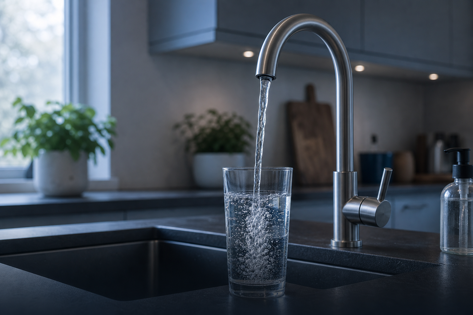 Clean water from a modern home faucet